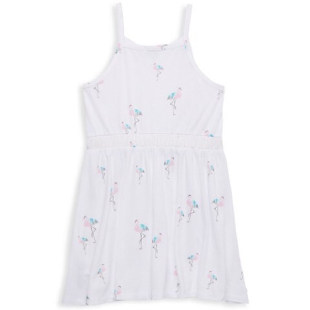 Splendid Flamingo Print Cotton-Blend Dress Girls 2T NEW